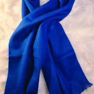 Royal Blue Cashmere Scarf